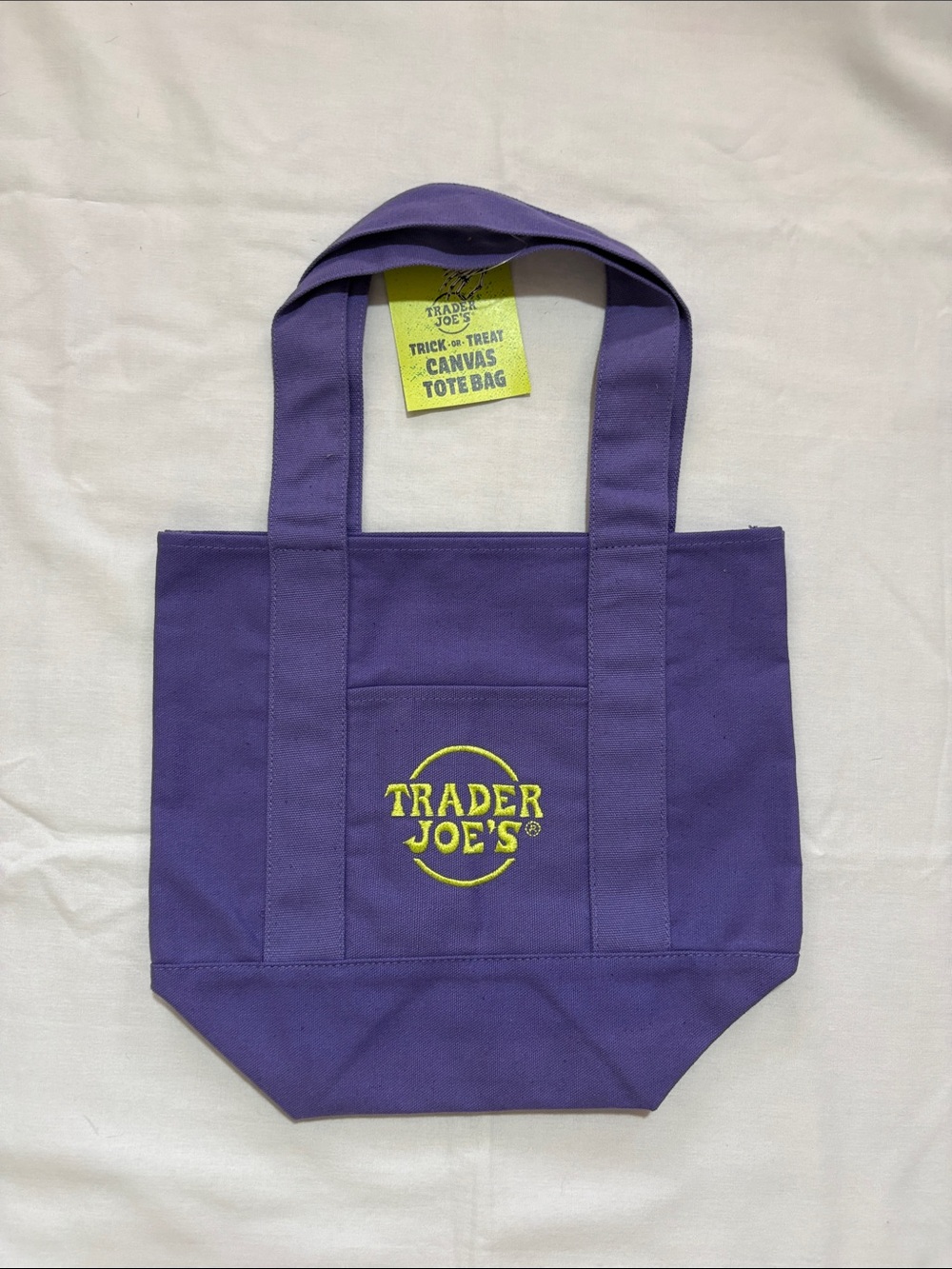 Trader Joe’s Purple Mini Tote, NWT